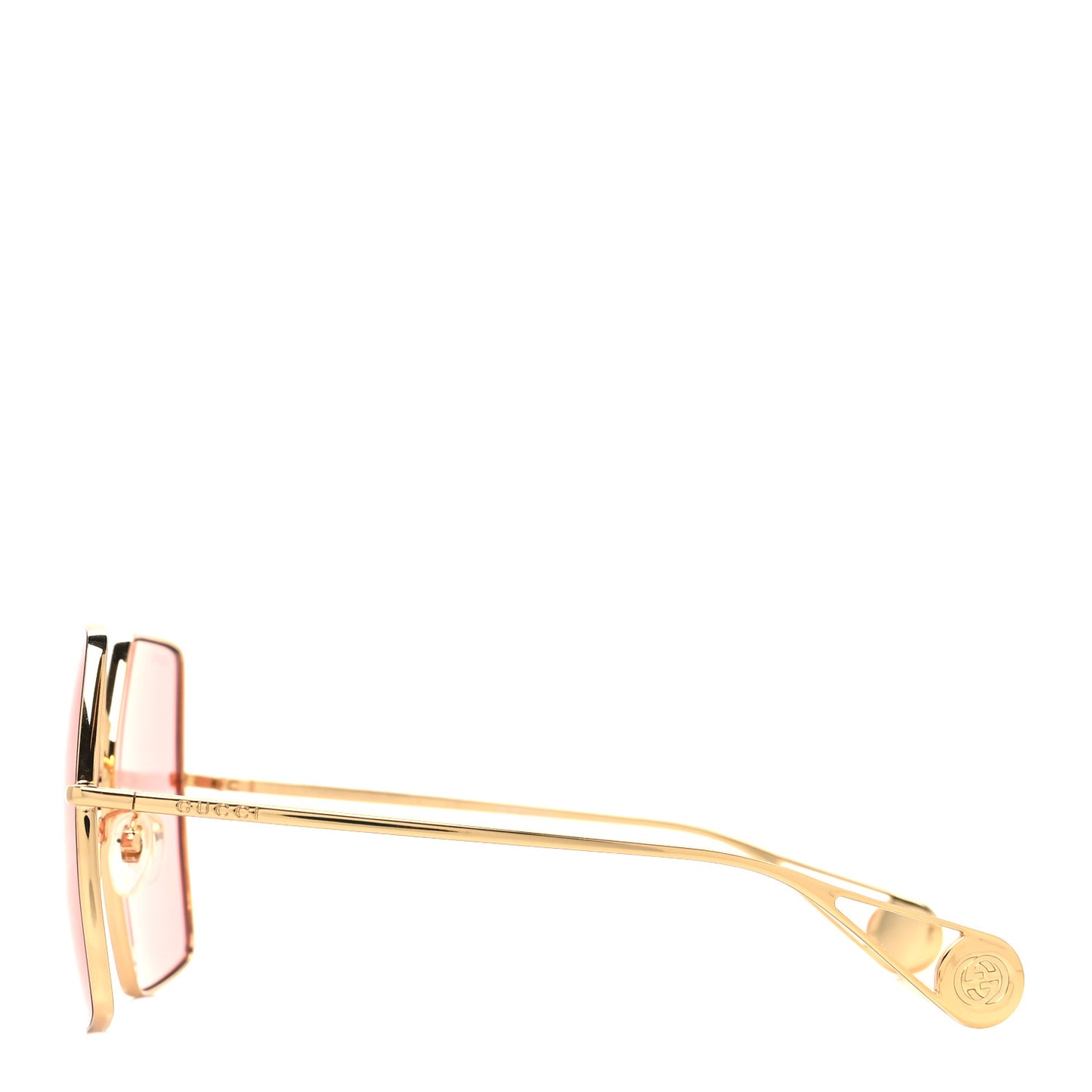 Square Frame GG0536S Sunglasses Gold