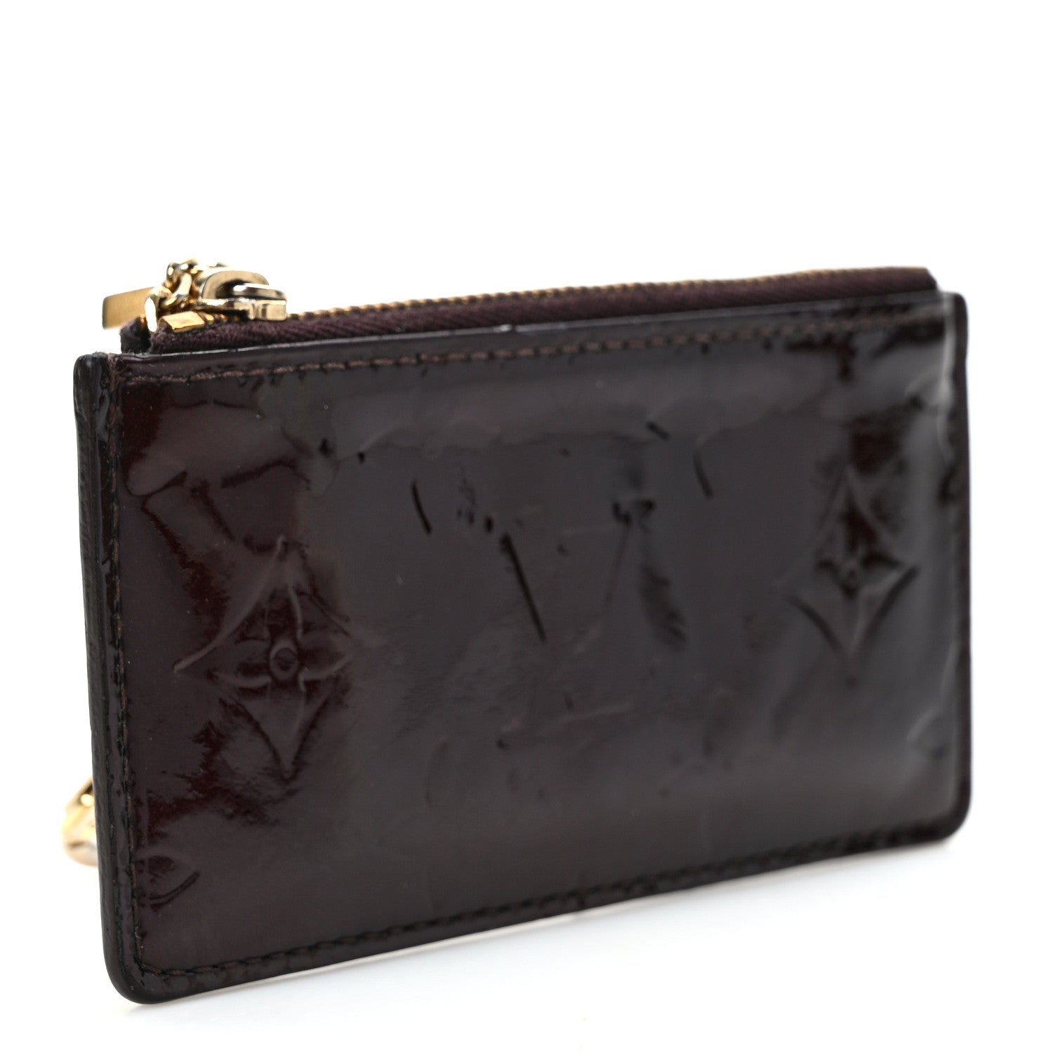 Louis Vuitton Vernis Pochette Key Pouch Amarante 3 of 6
