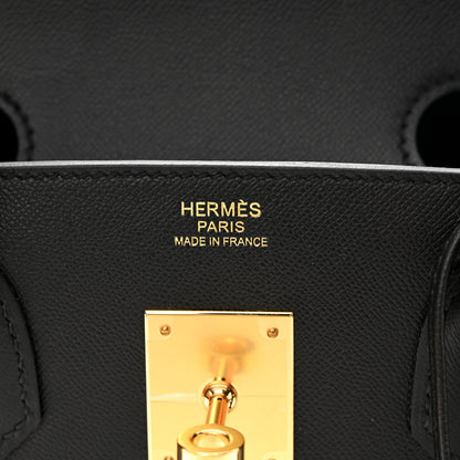 Hermes Madame Calfskin Birkin Sellier 30 Black 6 of 11