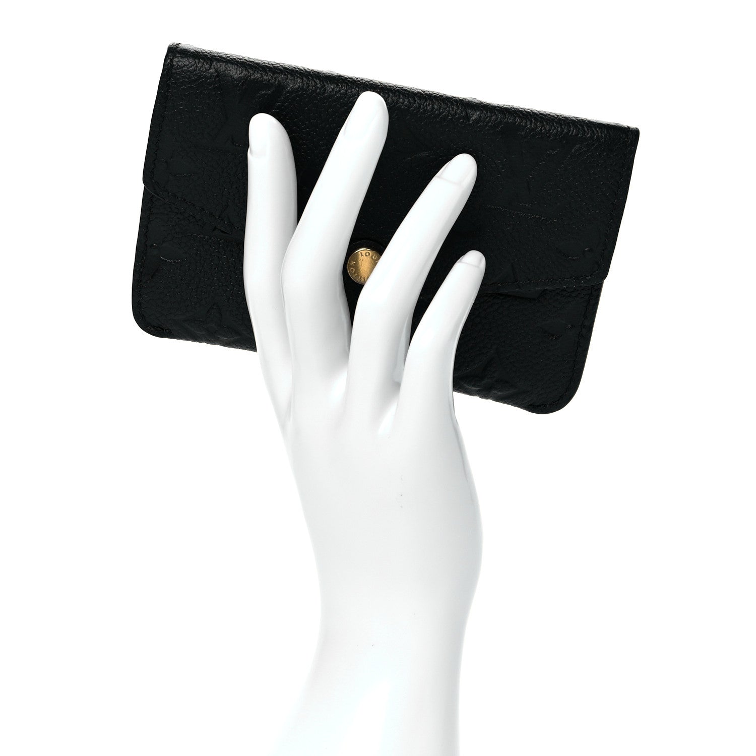Louis Vuitton Empreinte Key Pouch Black 2 of 8
