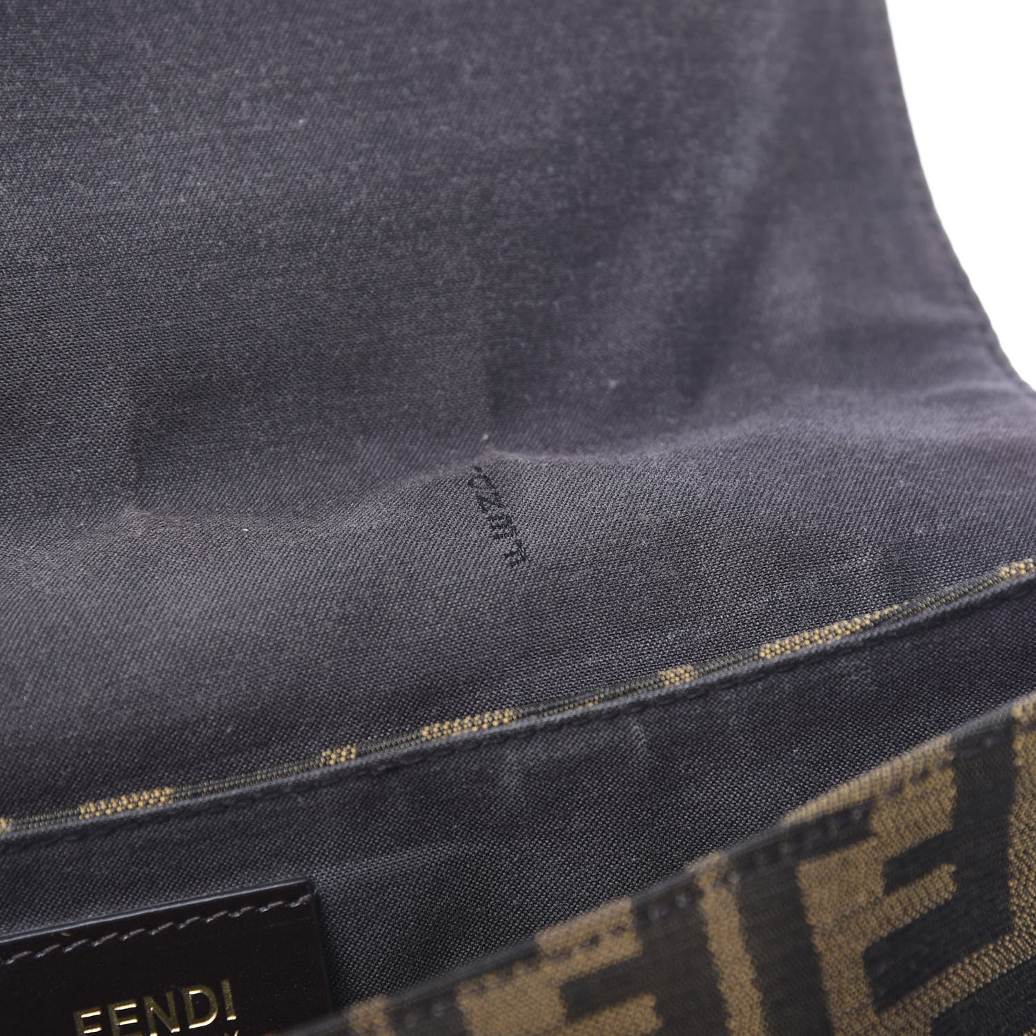 Fendi Zucca Vitello Artic Messenger Bag Tobacco Castagna 8 of 11