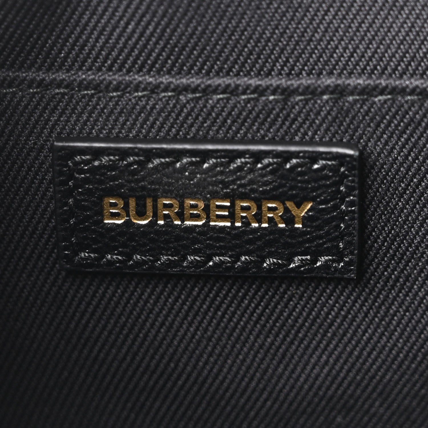 Burberry Giant Check Calfskin Smal Camera Bag Black 6 of 12
