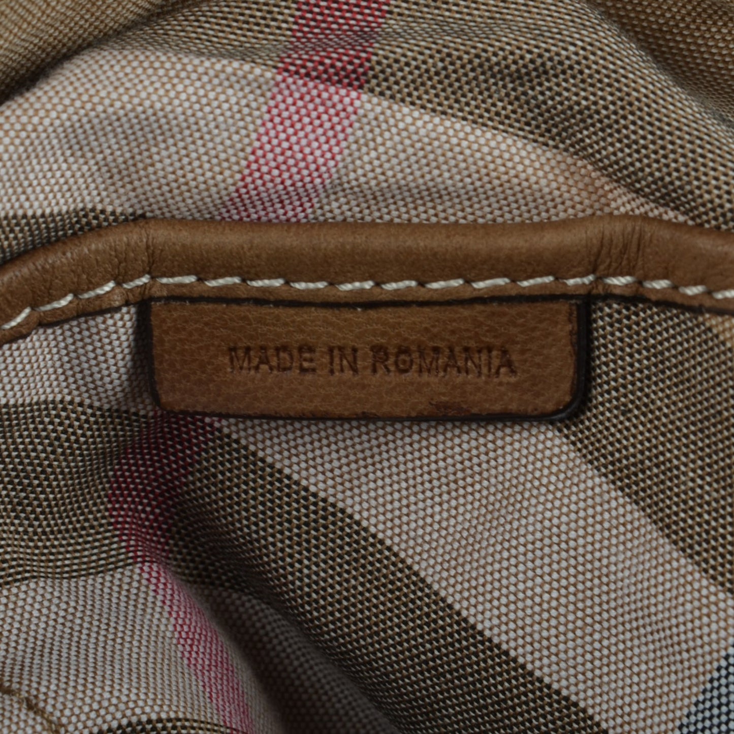 Washed Lambskin Tote Brown