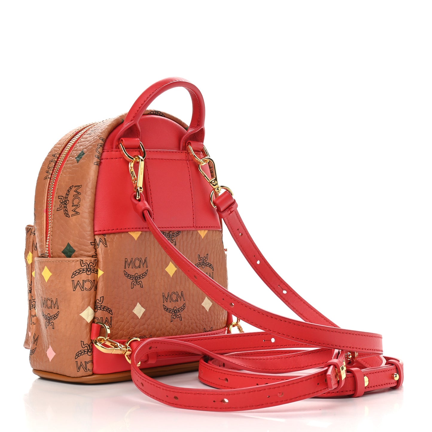 Skyoptic Visetos X-Mini Stark Bebe Boo Backpack Cognac