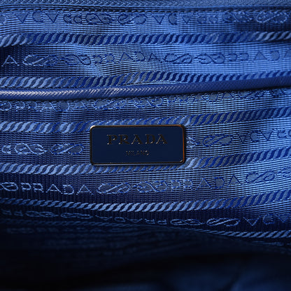 Prada Tessuto Nylon Saffiano Floral Print Tote Baltico Dis Primule 6 of 10