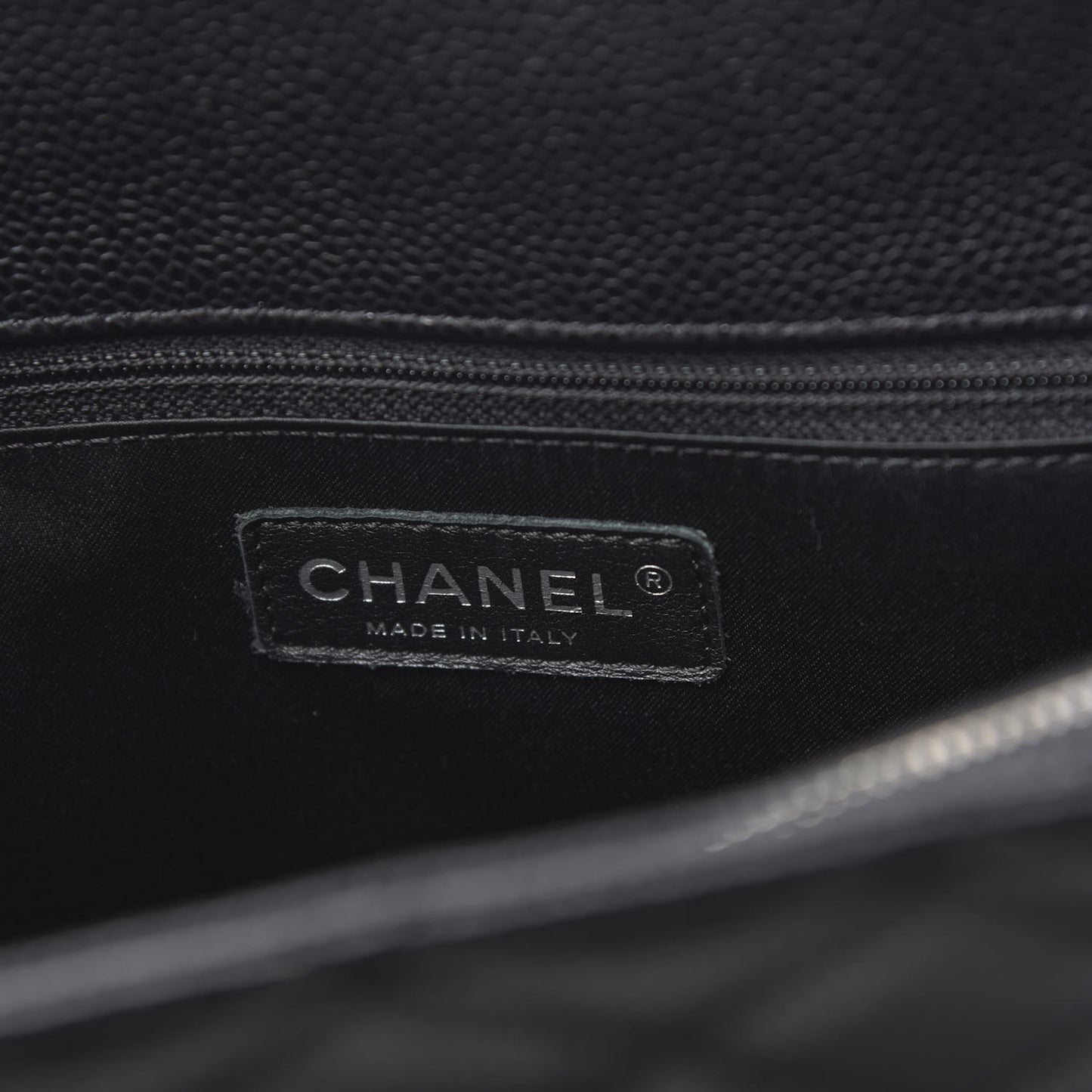 Caviar Quilted Grand Shopping Tote GST Black