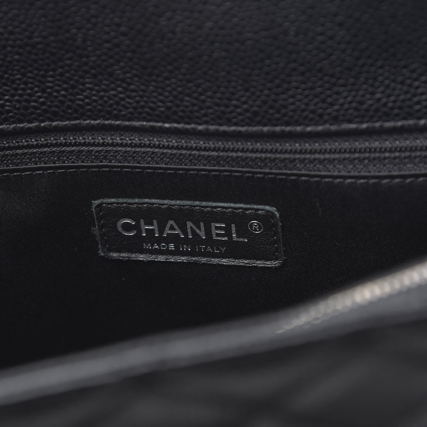 Chanel Caviar Quilted Grand Shopping Tote GST Black 6 of 10