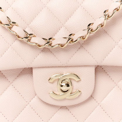 Chanel Caviar Quilted Small Double Flap Light Pink 10 of 13