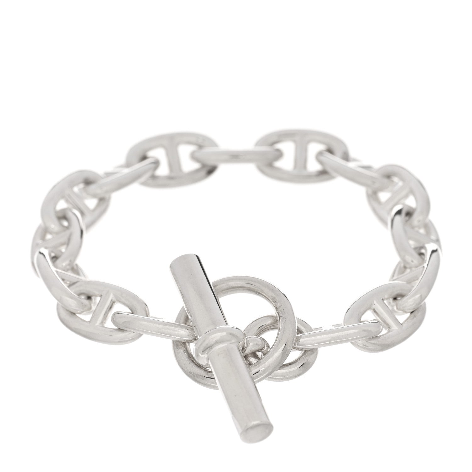 Hermes Sterling Silver PM Chaine D'Ancre Bracelet 2 of 4