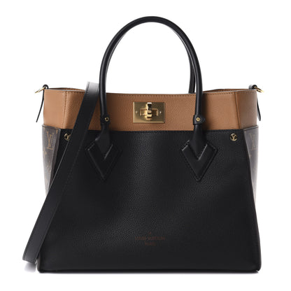 Louis Vuitton Calfskin Monogram On My Side Black 1 of 9