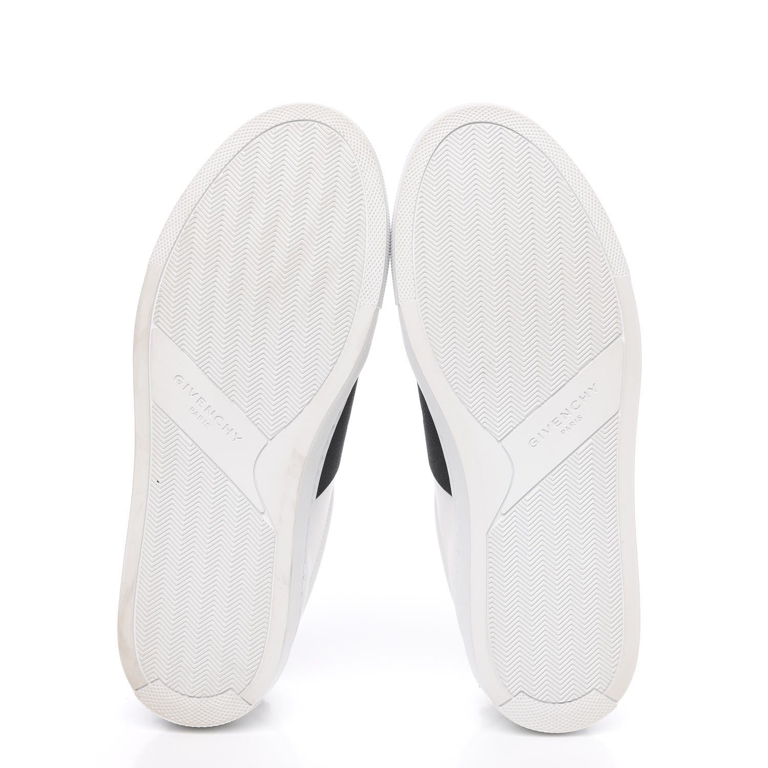 Givenchy Calfskin Band Logo Womens Urban Street Sneakers 37 White Black 5 of 9