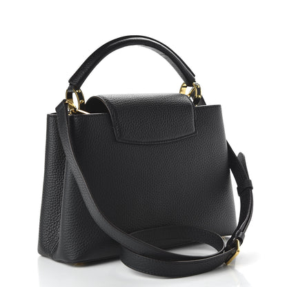 Louis Vuitton Taurillon Capucines BB Black 3 of 9