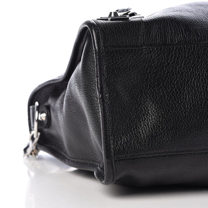 Balenciaga Chevre Silver Metallic Edge Hardware City Black 10 of 11