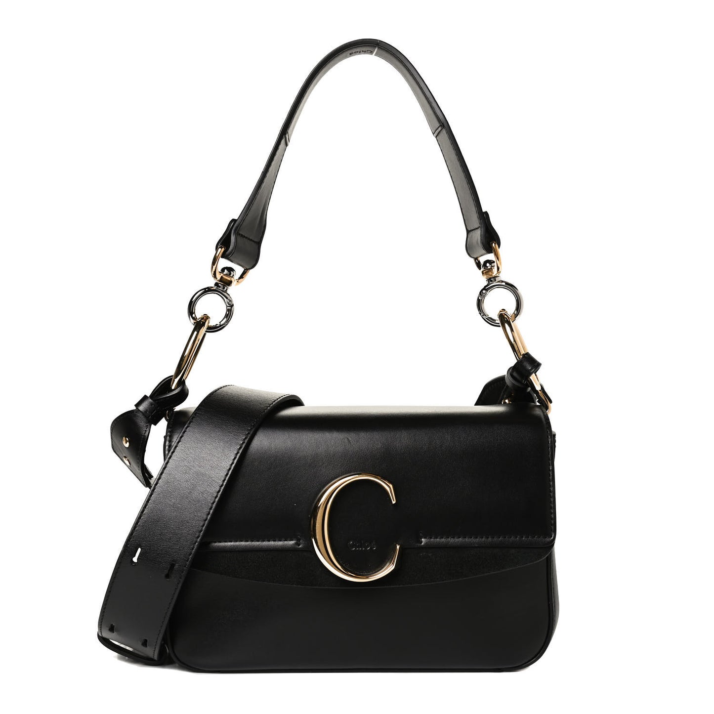 Calfskin Small C Double Carry Black