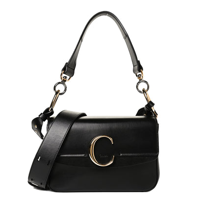 Chloe Calfskin Small C Double Carry Black 1 of 13