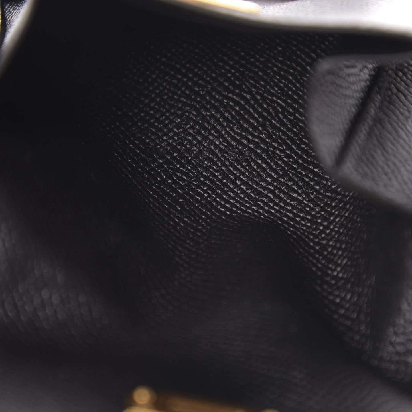 Epsom Kelly Pocket Compact Wallet Black