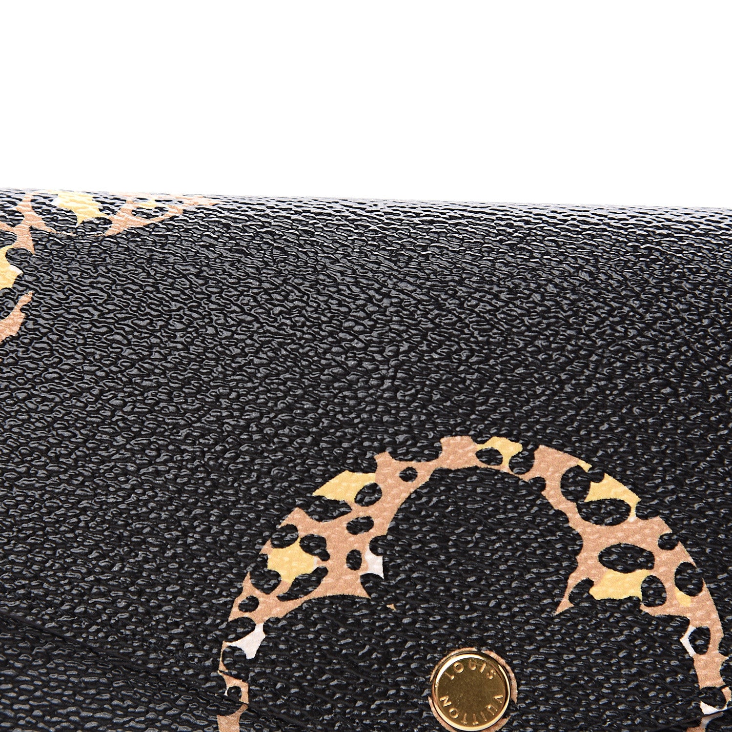 Louis Vuitton Monogram Giant Jungle Sarah Wallet Black 6 of 7