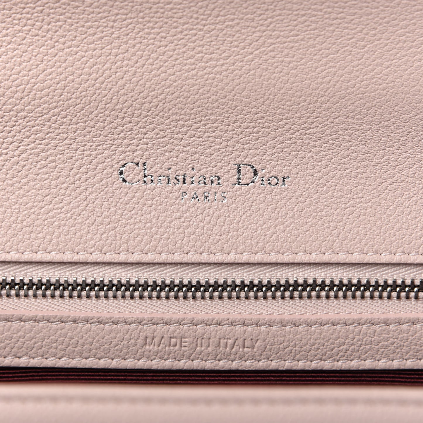 Grained Calfskin Cannage Medium Diorama Flap Bag Rose Poudre