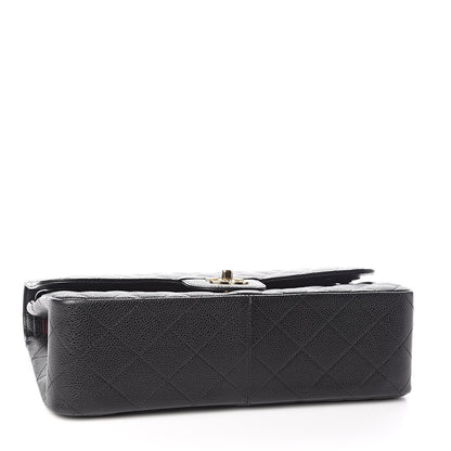 Chanel Caviar Quilted Jumbo Double Flap Black 4 of 10