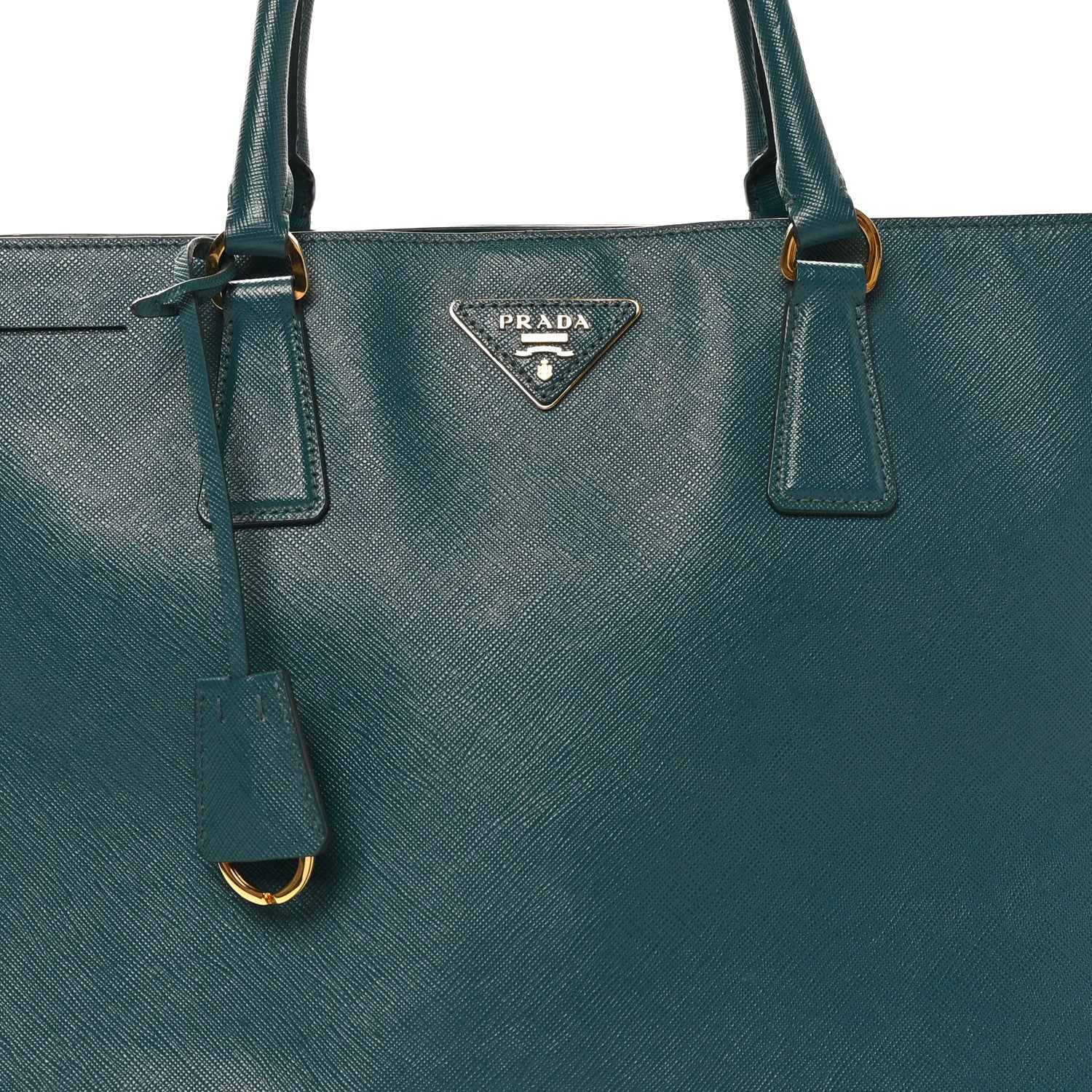 Prada Saffiano Lux Large Tote Ottanio 7 of 9