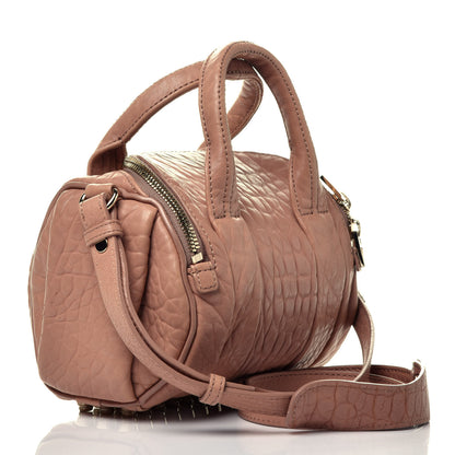 Alexander Wang Pebbled Lambskin Mini Rockie Latte Gold Hardware 3 of 9