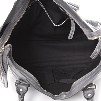 Balenciaga Agneau Silver Metallic Edge Hardware City Gris Cendre 4 of 11