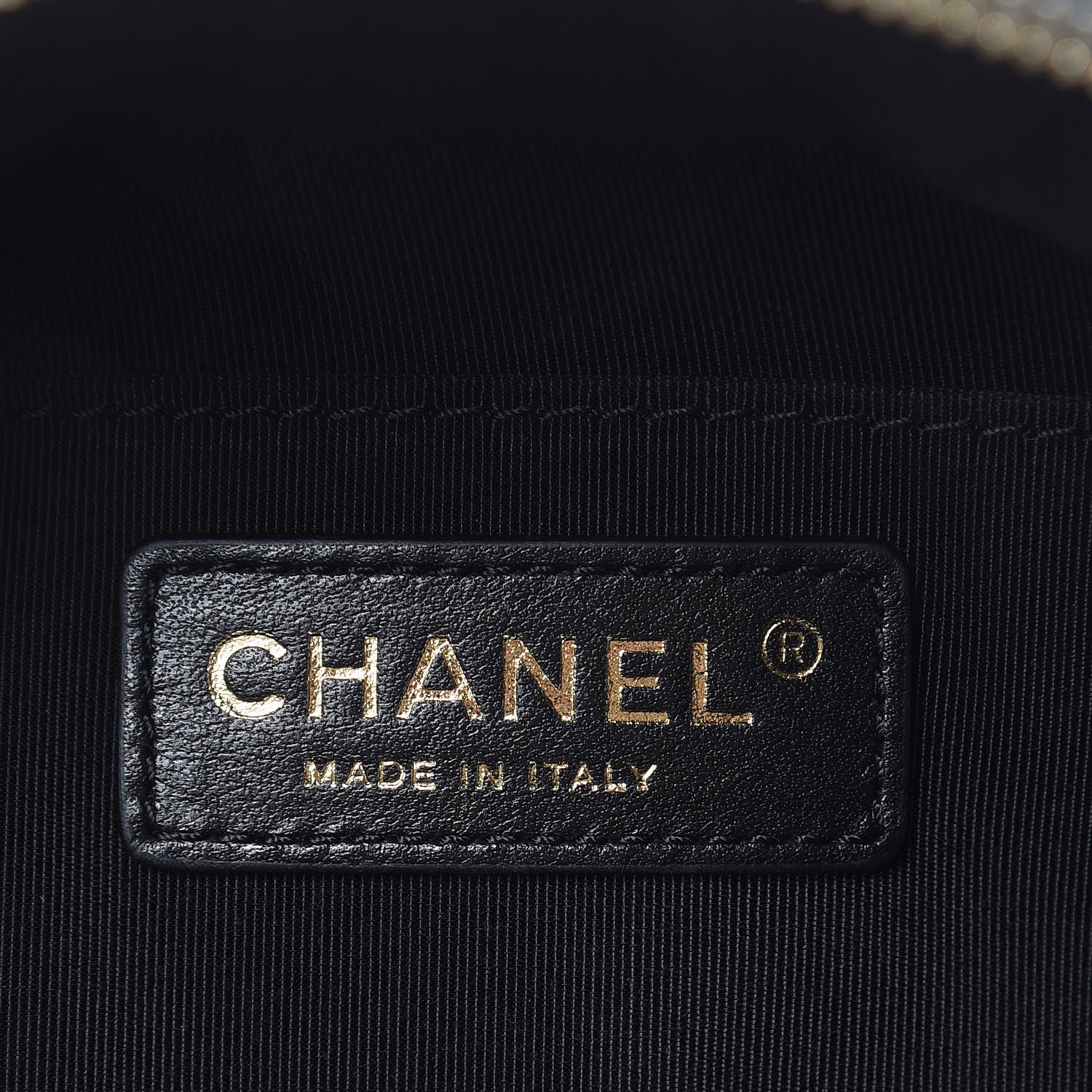 Chanel Lambskin Quilted Waist Bag Fanny Pack Black 6 of 10