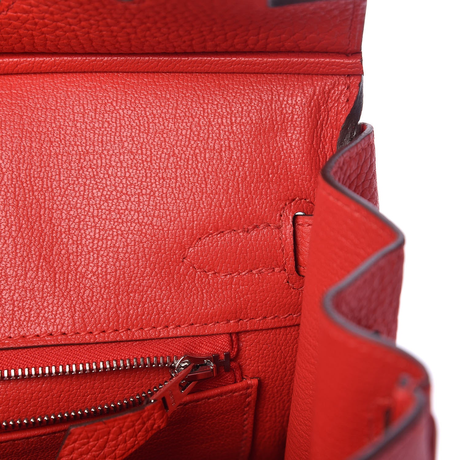 Hermes Togo Birkin 25 Rouge De Coeur 12 of 31