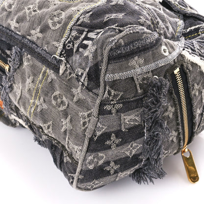 Louis Vuitton Denim Patchwork Speedy 30 Grey 11 of 17