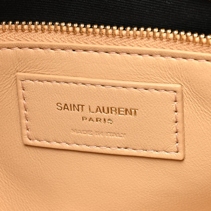 Saint Laurent Calfskin Snakeskin Embossed Monogram Kate 99 Dark Tangerine Brown 6 of 10