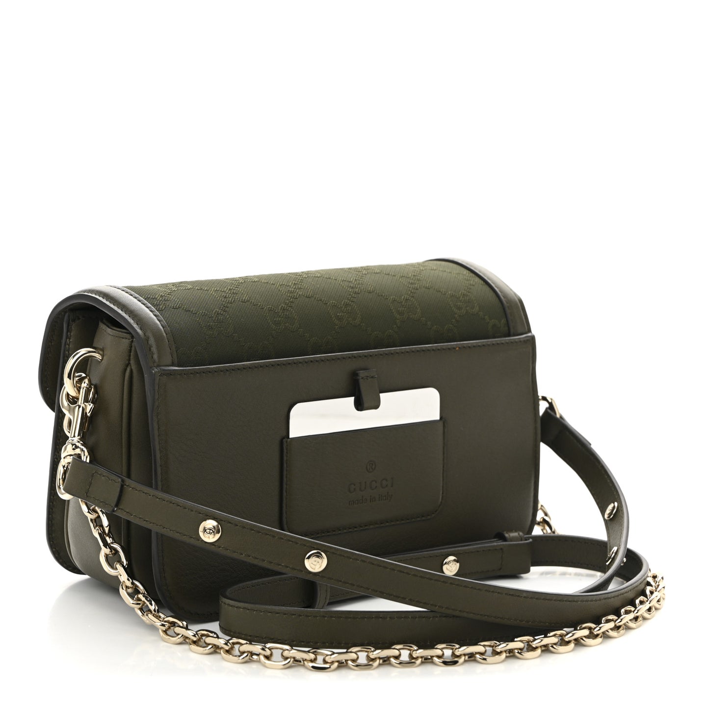 Monogram Small Gucci Go Shoulder Bag Luscious Green
