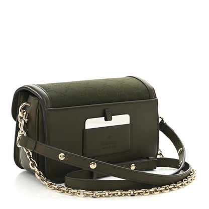 Gucci Monogram Small Gucci Go Shoulder Bag Luscious Green 4 of 10