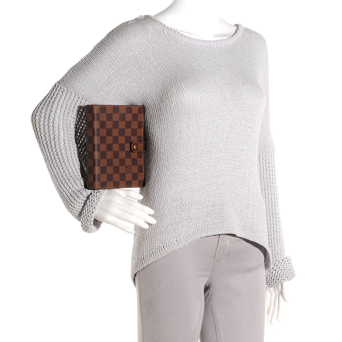 Damier Ebene Medium Ring Agenda Cover