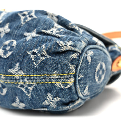 Louis Vuitton Monogram Denim Mini Pleaty Blue 9 of 9