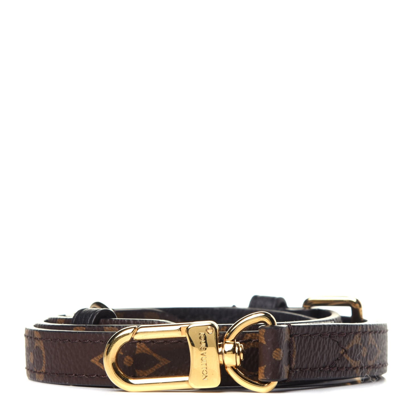 Calfskin Monogram Marignan Adjustable Shoulder Strap Black