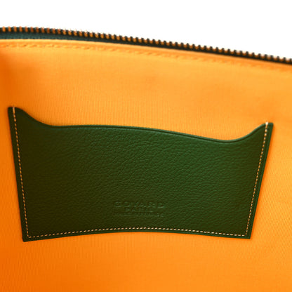 Goyard Goyardine Senat Pochette MM Green 6 of 7