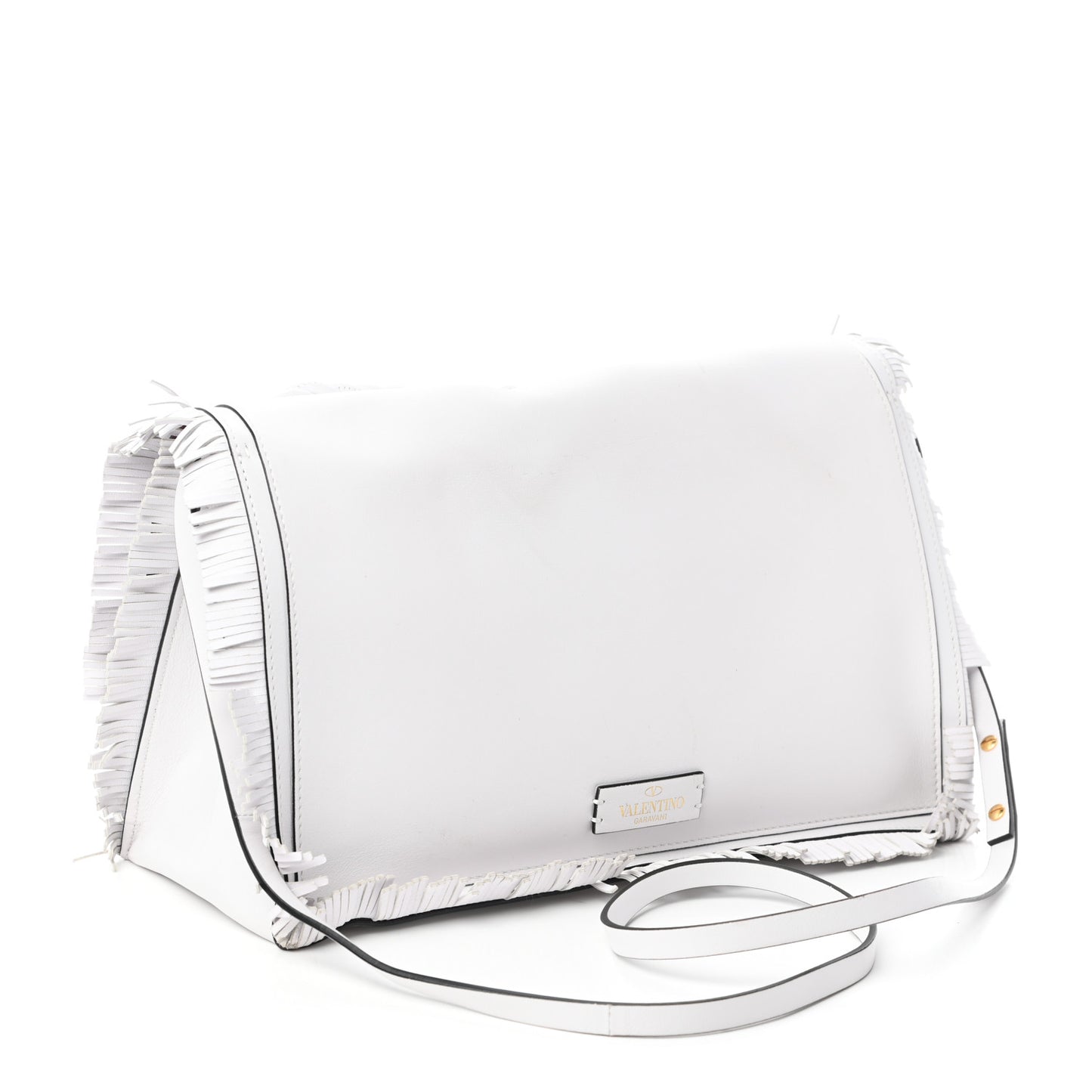 Calfskin The Rope Crossbody Bag White