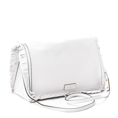 Valentino Garavani Calfskin The Rope Crossbody Bag White 3 of 9