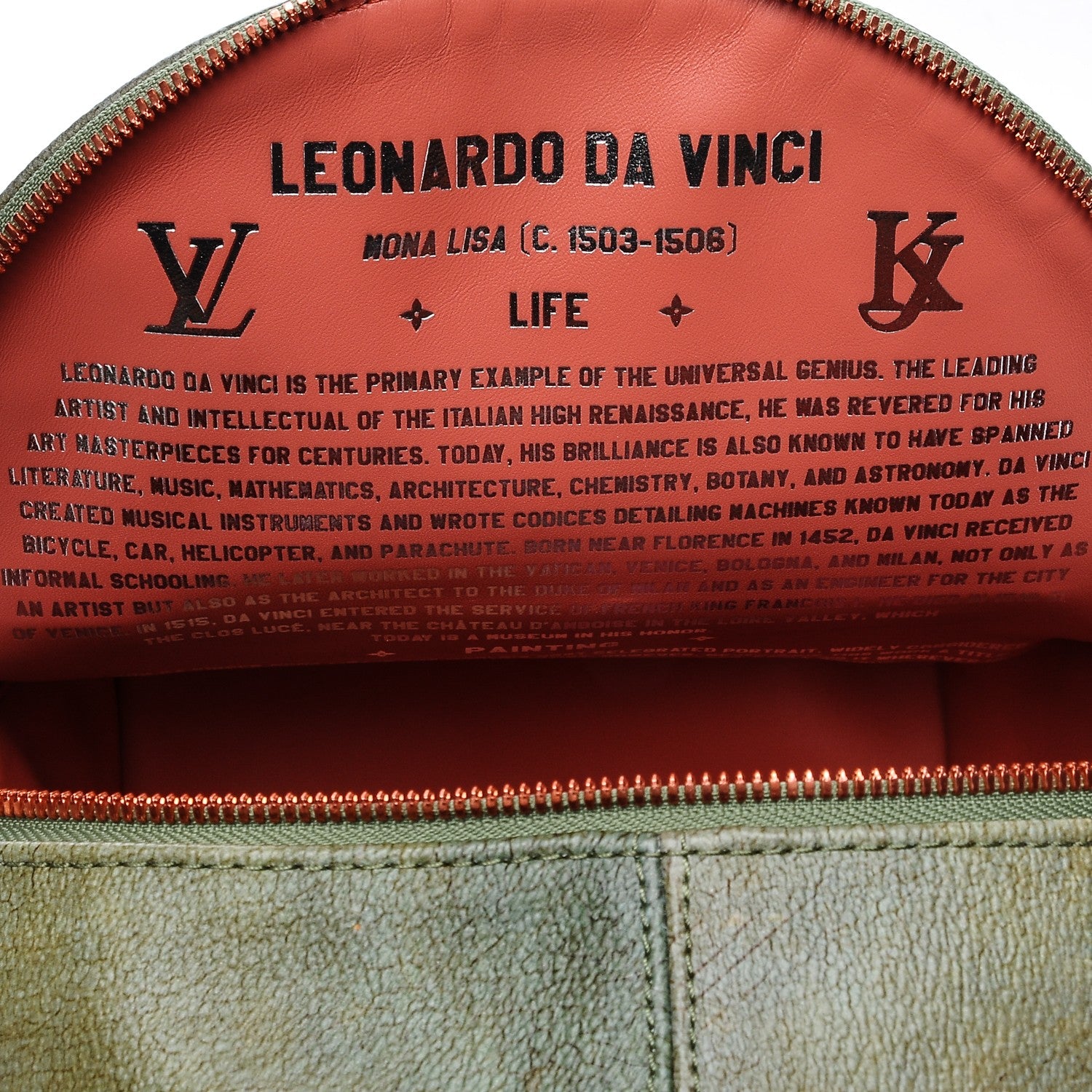 Louis Vuitton Masters Da Vinci Palm Springs Backpack 14 of 15