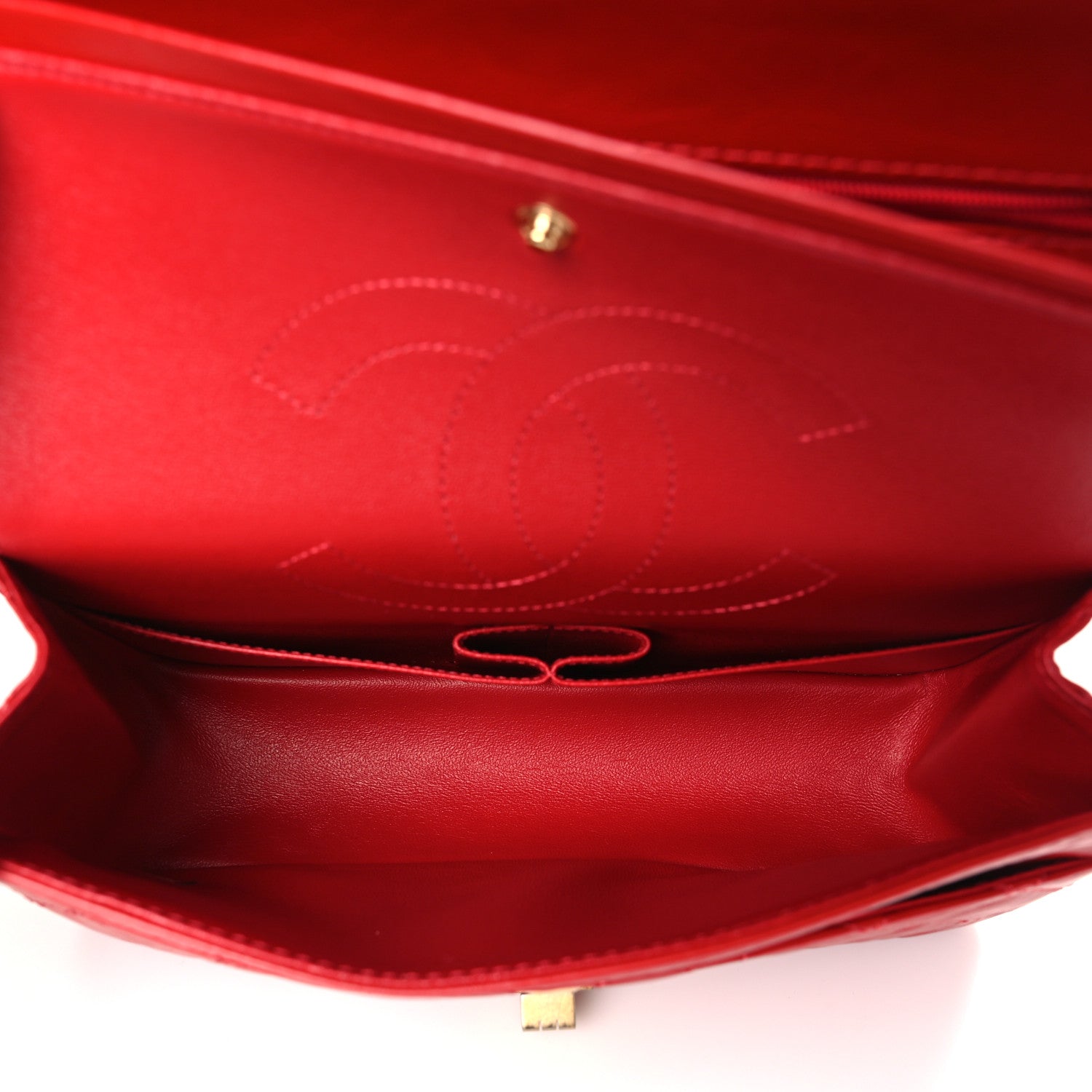 Chanel Aged Calfskin Quilted 2.55 Reissue 225 Flap Red 5 of 10