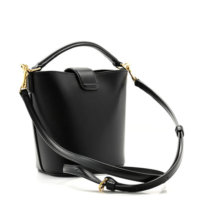 Celine Smooth Calfskin Triomphe Mini Louise Bag Black 3 of 9