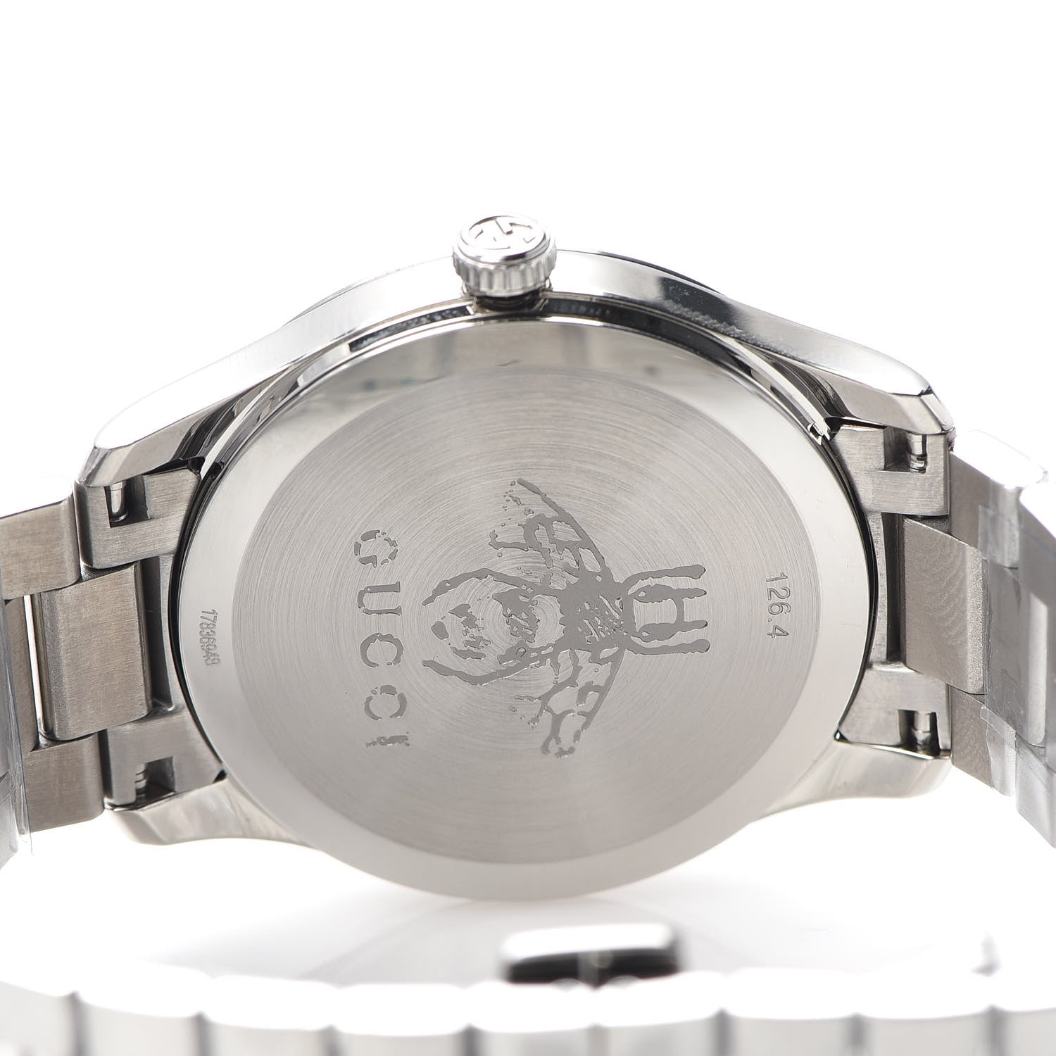 Gucci Stainless Steel 38mm G-Timeless Snake Quartz Watch 5 of 6
