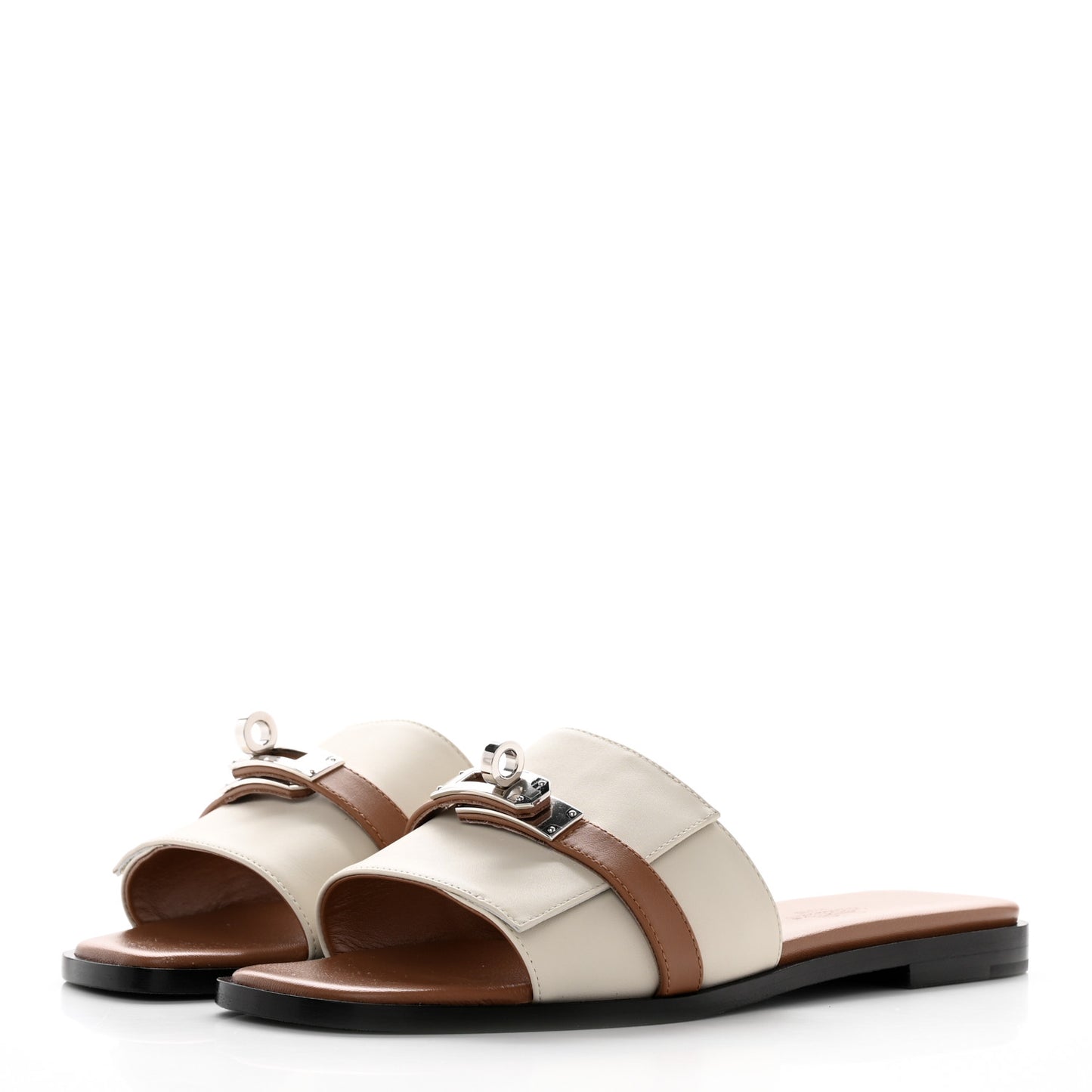 Calfskin Giulia Sandals 36 Beige Glaise Rose Perle