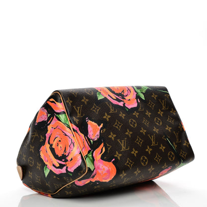 Louis Vuitton Monogram Roses Speedy 30 4 of 10