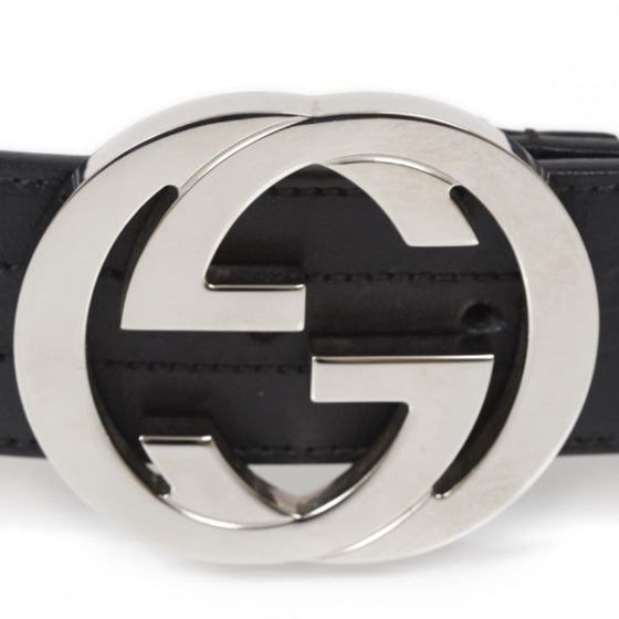 Gucci Leather GG Mens Belt Black 40 4 of 6