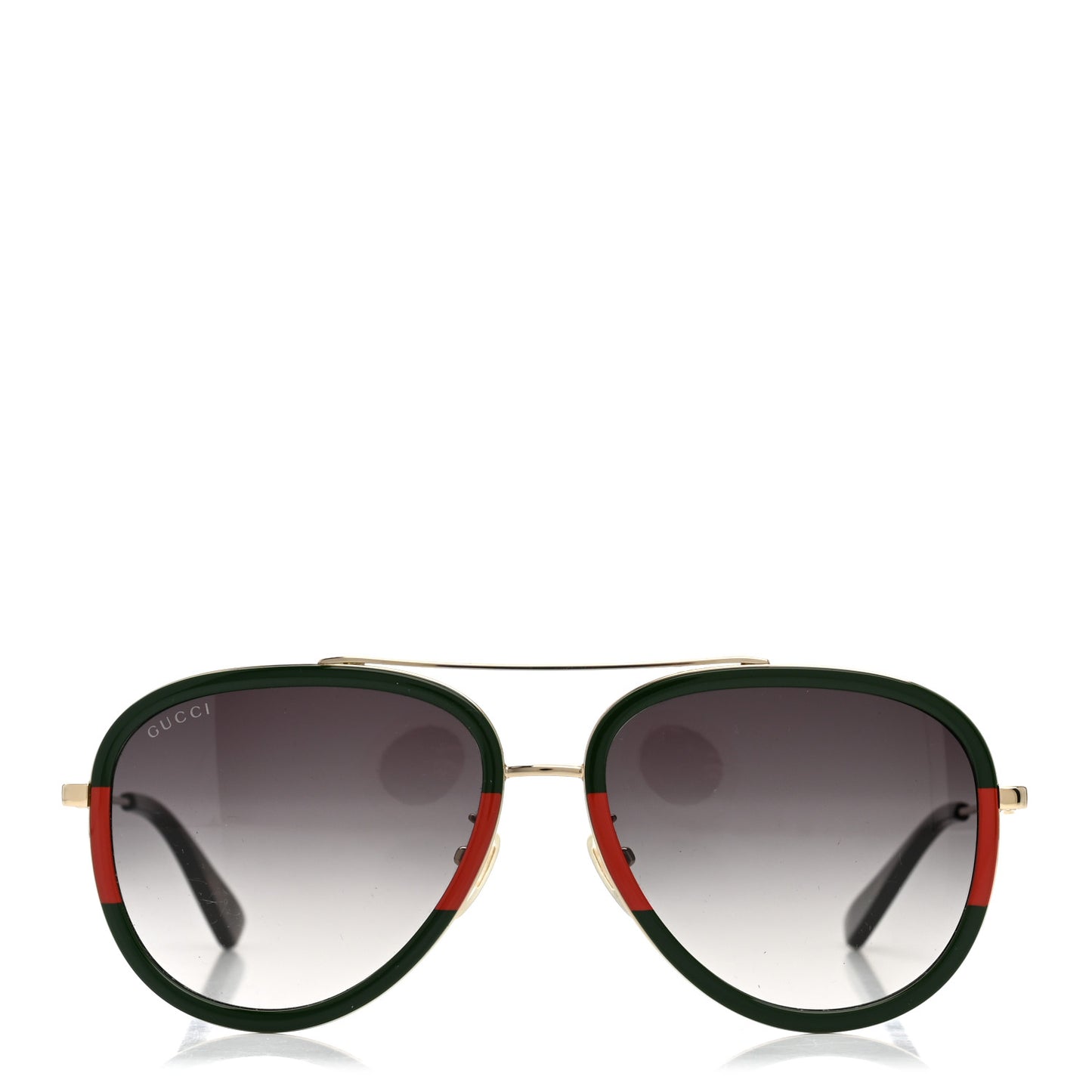 Web Aviator Sunglasses GG0062S Green Red