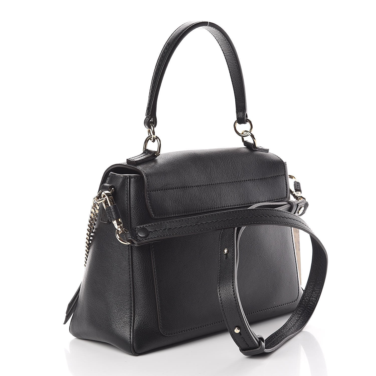Chloe Calfskin Small Faye Day Shoulder Bag Black 4 of 12