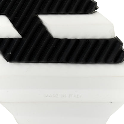 Hermes Goatskin Suede Goatskin Bouncing Sneakers 37 White Black 7 of 9