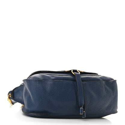 Chloe Calfskin Medium Marcie Satchel Royal Navy 4 of 12