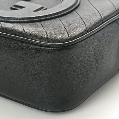 Gucci Sakai Be Green Calfskin Diagonal Stitched Small Blondie Shoulder Bag Black 10 of 10